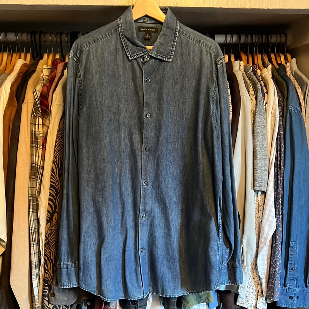 COPY - Banana Republic Work Denim Shirt